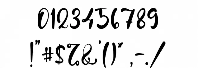 DylanSamuel Font OTHER CHARS