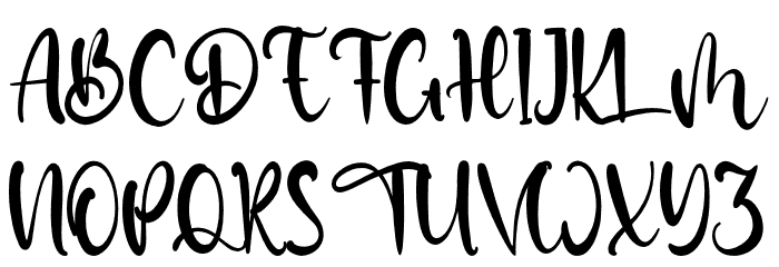 DylanSamuel Font UPPERCASE