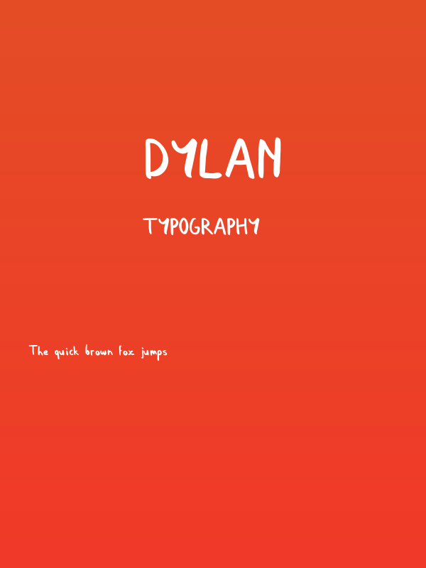 Dylan Poster