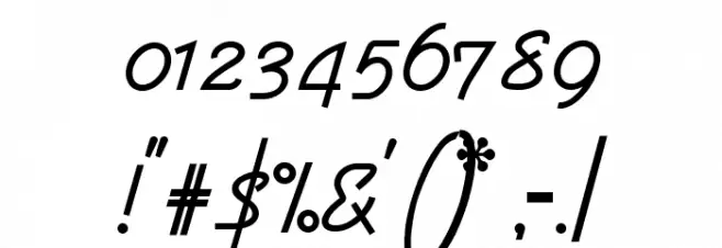 DymaxionScript Font OTHER CHARS