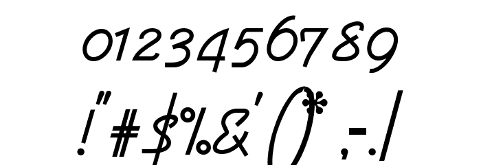 DymaxionScript Font OTHER CHARS