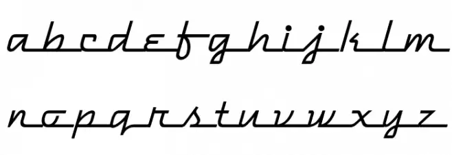 DymaxionScript Fuentes MINÚSCULAS
