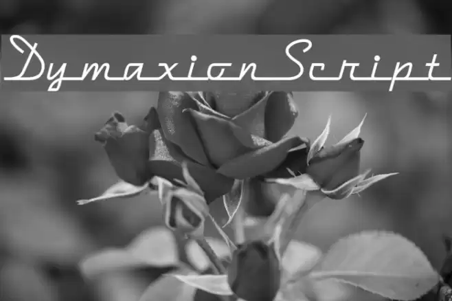 DymaxionScript फ़ॉन्ट examples