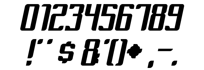 Dymeda Italic Font OTHER CHARS