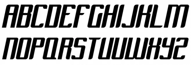 Dymeda Italic Font Litere mari