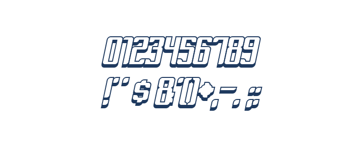 Dymeda Shadow Italic Other Characters