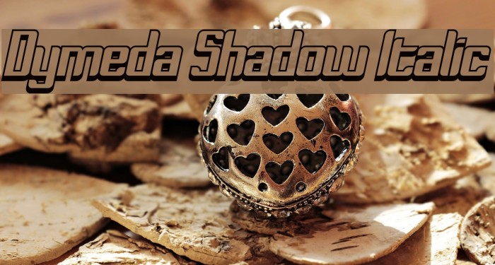 Dymeda Shadow Italic Example 1