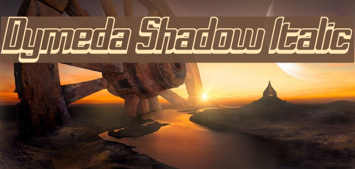 Dymeda Shadow Italic Example 2