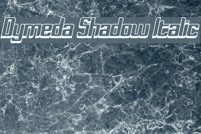 Dymeda Shadow Italic Example 3