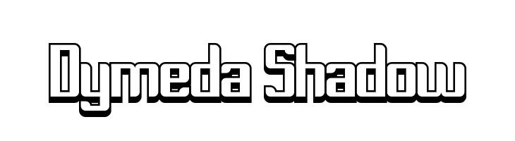 Dymeda Shadow  les polices de caractères gratuit tlcharger