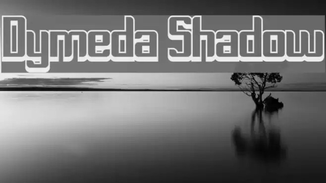 Dymeda Shadow Font examples