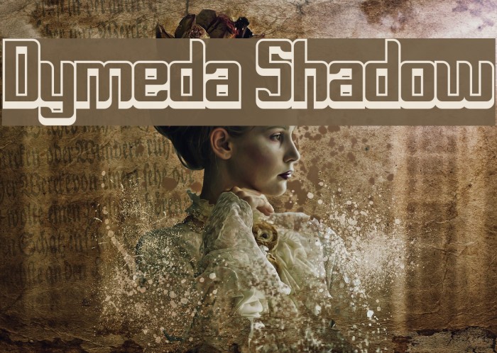 Dymeda Shadow Font examples