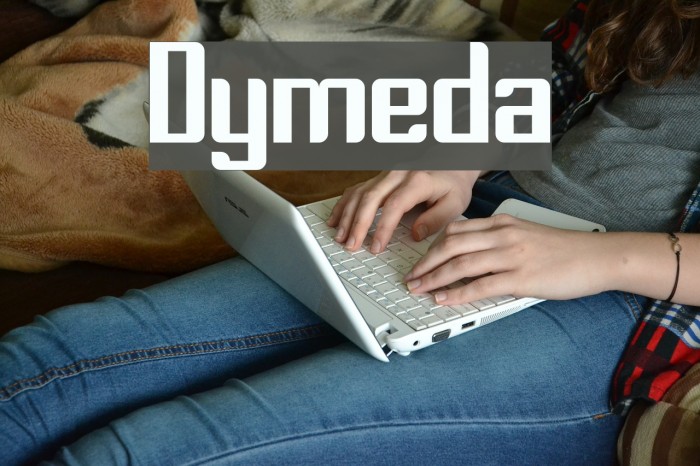 Dymeda Font examples