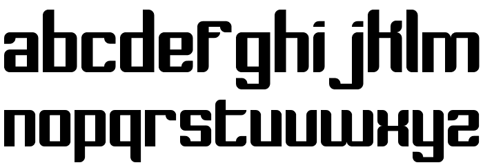 Dymeda Font LOWERCASE