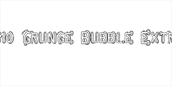 Dymo Grunge Bubble Extras Logo