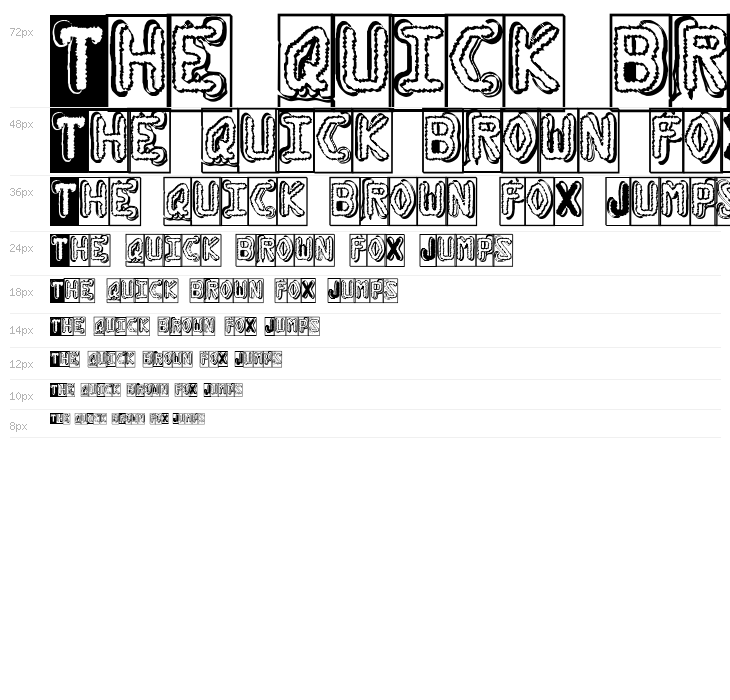 Dymo Grunge Bubble Waterfall