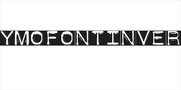DymoFontInvers Logo