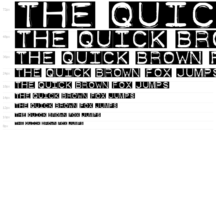 DymoFontInvers Waterfall