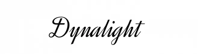 Dynalight  Скачать бесплатные шрифты