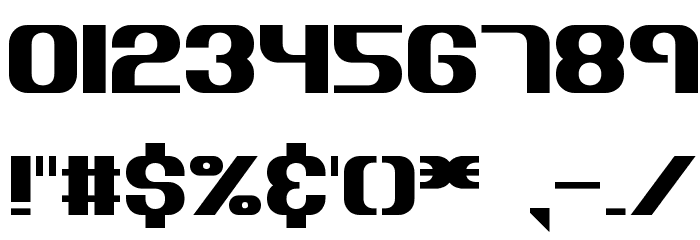 Dynamic BRK Font OTHER CHARS