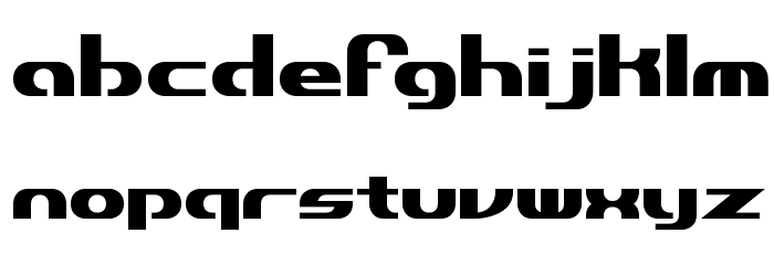 Dynamic BRK Font LOWERCASE