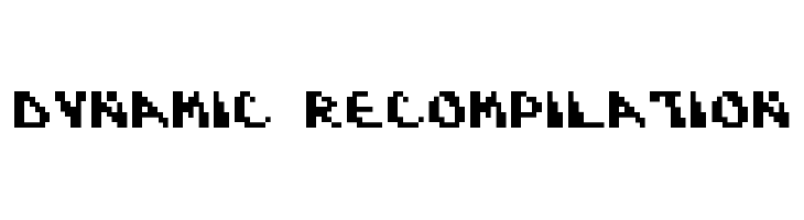 Dynamic Recompilation  Fuentes Gratis Descargar