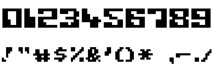Dynamic Recompilation Font OTHER CHARS