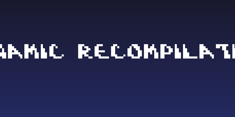 Dynamic Recompilation Social Header