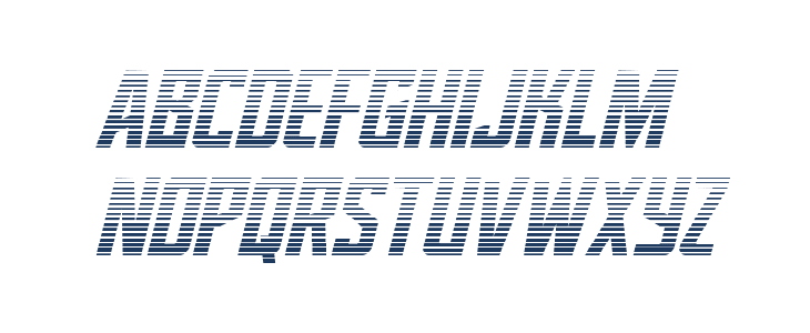Dynamic Trooper Gradient Uppercase