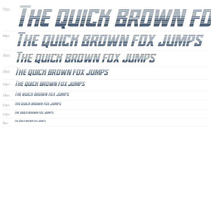 Dynamic Trooper Gradient Waterfall