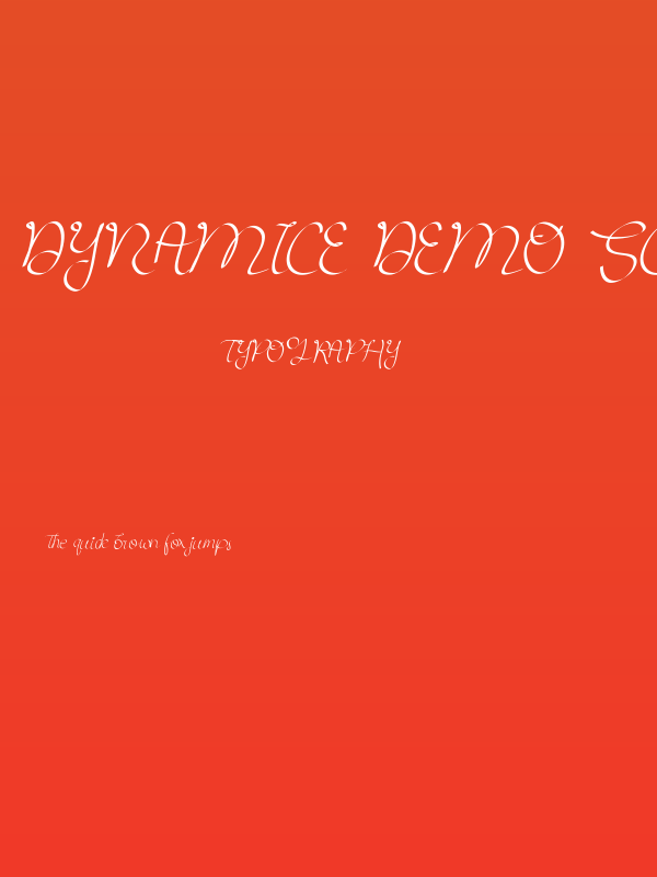 Dynamice Demo Script Poster