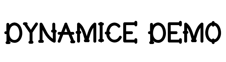 Dynamice Demo  免费字体下载
