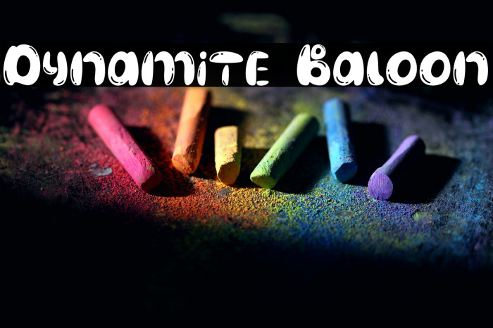 Dynamite Baloon Example 1