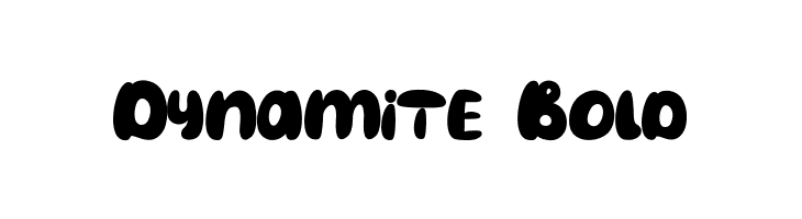 Dynamite Bold  नि: शुल्क फ़ॉन्ट्स डाउनलोड