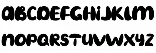 Dynamite Bold Schriftart Groß