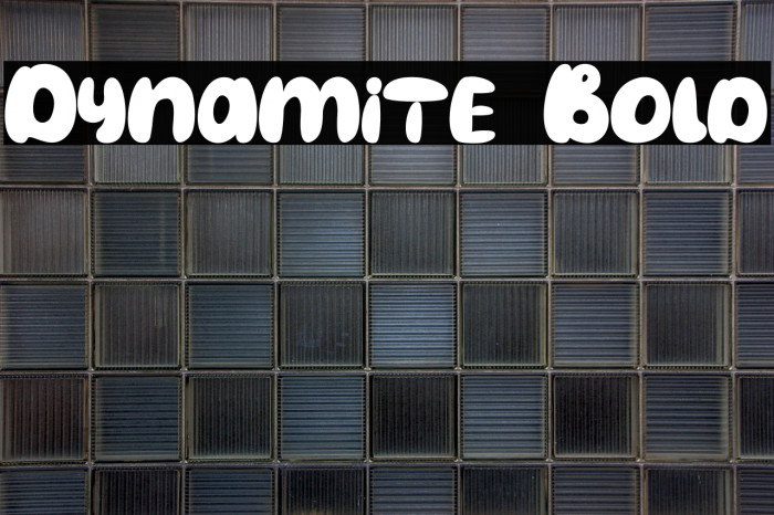 Dynamite Bold Example 1
