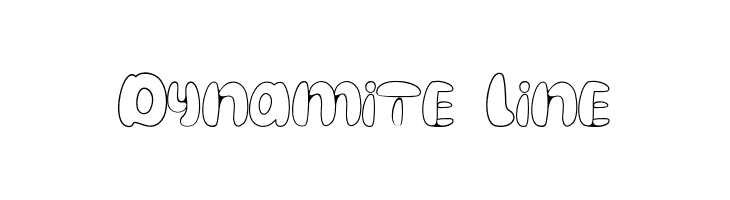 Dynamite Line  baixar fontes gratis