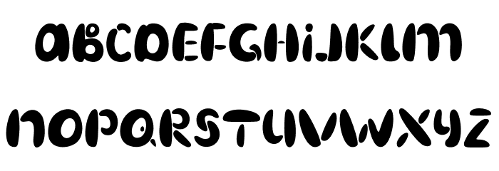 Dynamite Punch Font LOWERCASE