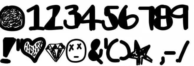 Dynamite Font OTHER CHARS