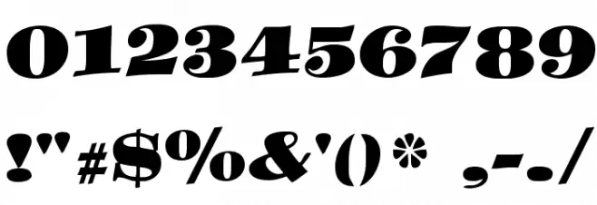 Dynamo Font OTHER CHARS