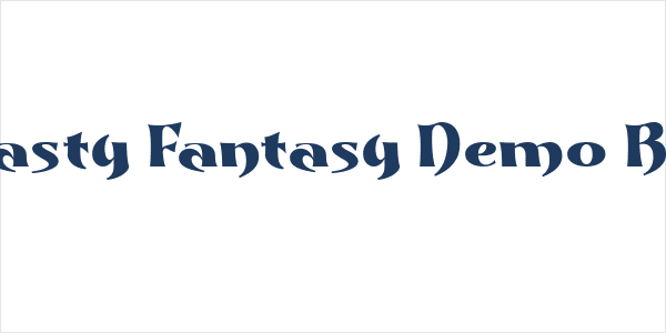Dynasty Fantasy Demo Black Logo