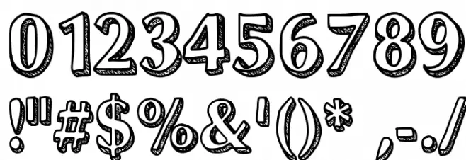 Dynasty Font OTHER CHARS