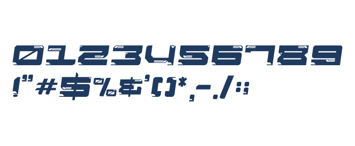 Dynatron Slant Other Characters