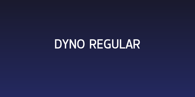 Dyno Regular Social Header