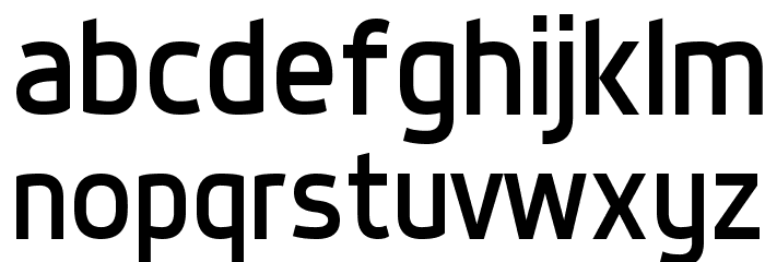 Dyno Regular Font LOWERCASE
