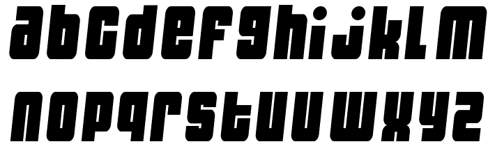 Dynomite Spark Thin Font LOWERCASE