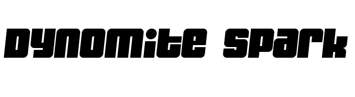 Dynomite Spark  Frei Schriftart Herunterladen