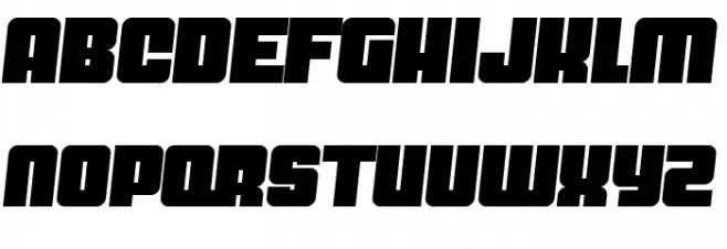 Dynomite Spark Schriftart Groß