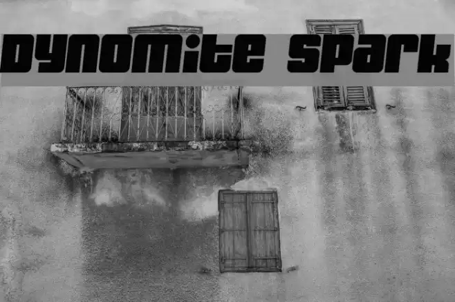 Dynomite Spark フォント examples