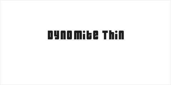 Dynomite Thin Logo